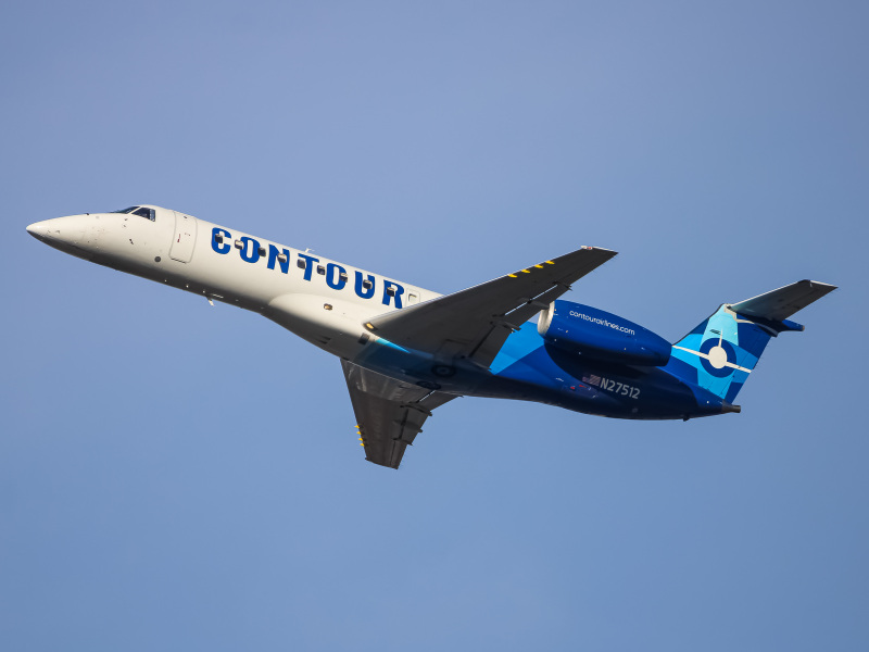 Photo of N27512 - Contour Airlines Embraer ERJ135 at BWI on AeroXplorer Aviation Database