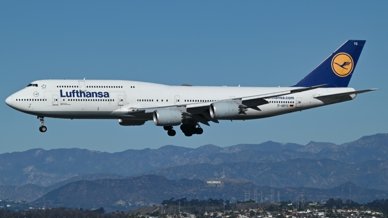 Photo of D-ABYG - Lufthansa Boeing 747-8i at LAX on AeroXplorer Aviation Database