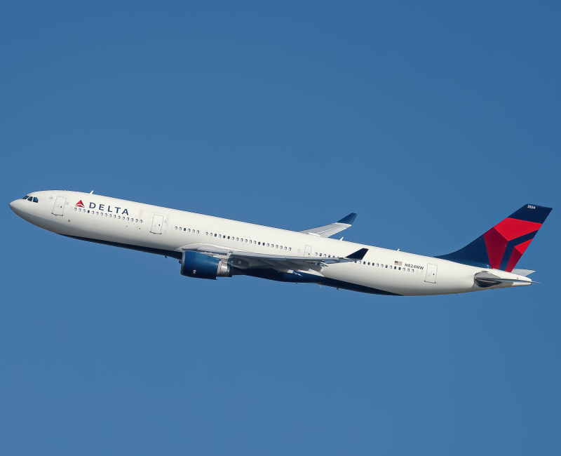 Photo of N824NW - Delta Airlines Airbus A330-300 at JFK on AeroXplorer Aviation Database