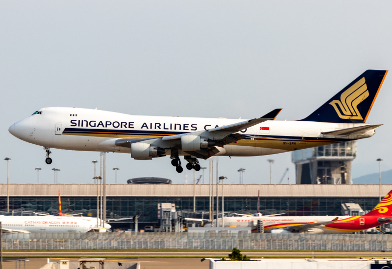 Photo of 9V-SFN - Singapore Airlines Cargo Boeing 747-400F at HKG on AeroXplorer Aviation Database