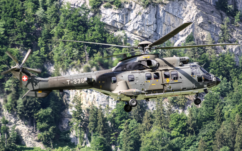 Photo of T-336 - Swiss Air Force Eurocopter AS 532UL Cougar at LSMM on AeroXplorer Aviation Database