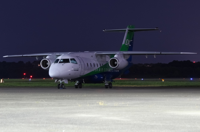 Photo of N395DC - Denver Air Connection Dornier 328 JET at LUK on AeroXplorer Aviation Database