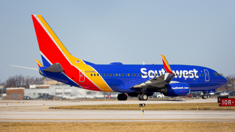 Photo of N959WN - Southwest Airlines Boeing 737-700 at CMH on AeroXplorer Aviation Database