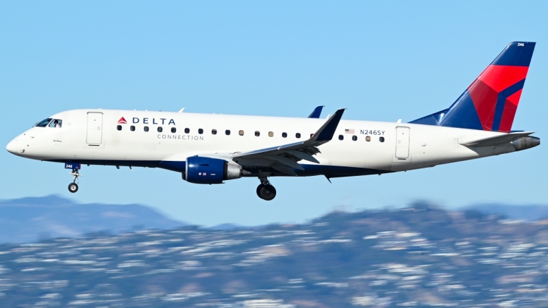 Photo of N246SY - Delta Connection Embraer E175 at LAX on AeroXplorer Aviation Database