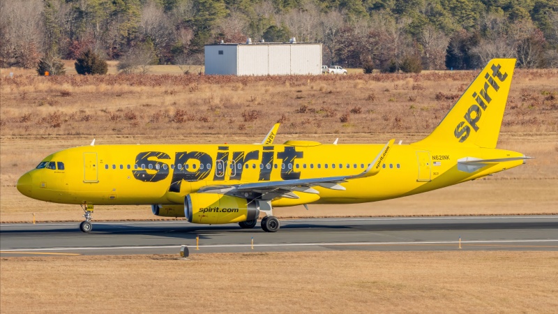 Photo of N621NK - Spirit Airlines Airbus A320 at ACY on AeroXplorer Aviation Database