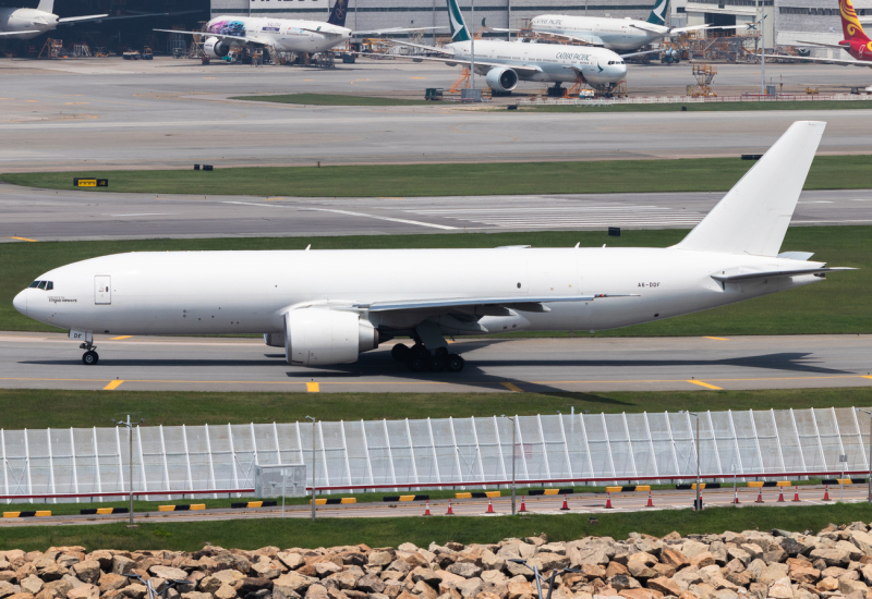 Photo of A6-DDF - Etihad Airways Boeing 777-F at HKG on AeroXplorer Aviation Database
