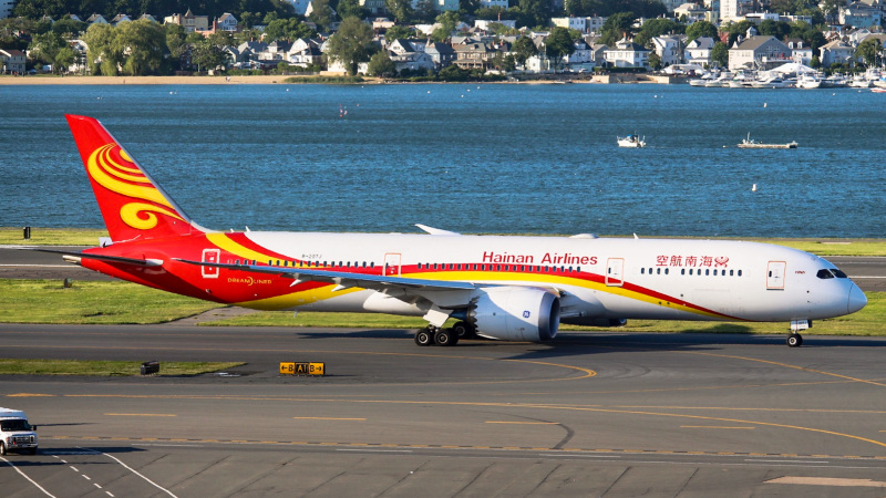 Photo of B-207J - Hainan Airlines  Boeing 787-9 at BOS on AeroXplorer Aviation Database