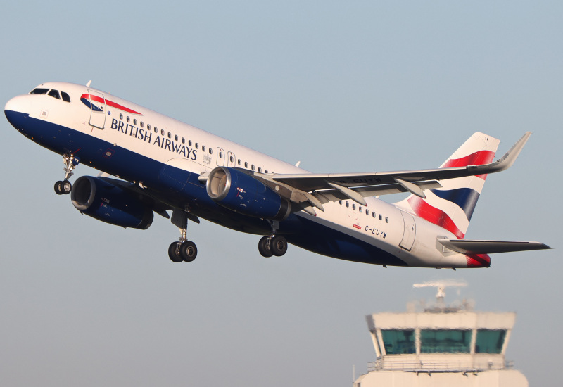Photo of G-EUYM - British Airways Airbus A320 at MAN on AeroXplorer Aviation Database