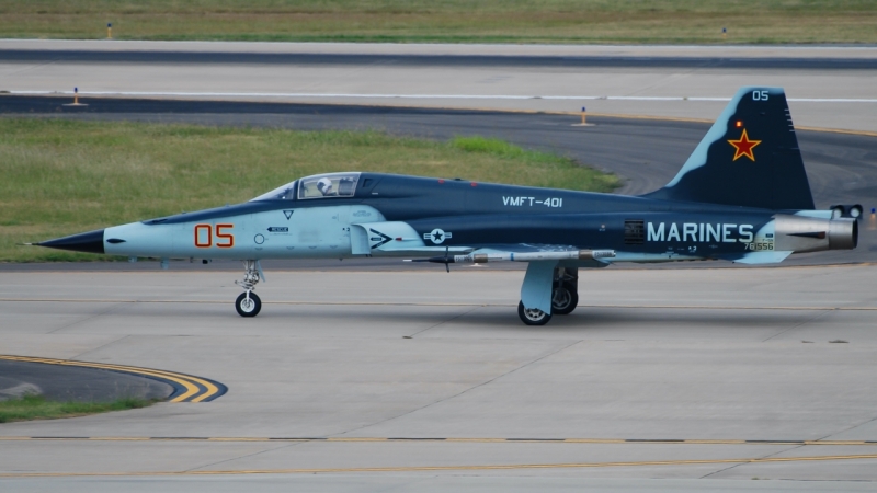 Photo of 761556 - US Marines Northrop F-5N Tiger II at OKC on AeroXplorer Aviation Database