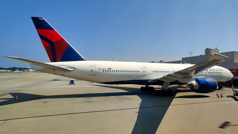 Photo of N708DN - Delta Airlines Boeing 777-200LR at ATL on AeroXplorer Aviation Database