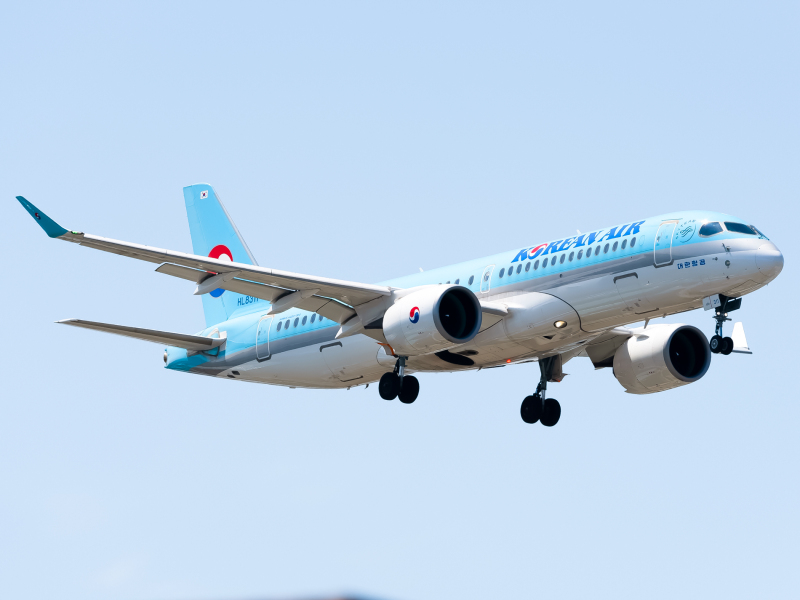 Photo of HL8311 - Korean Air Airbus A220-300 at PUS on AeroXplorer Aviation Database