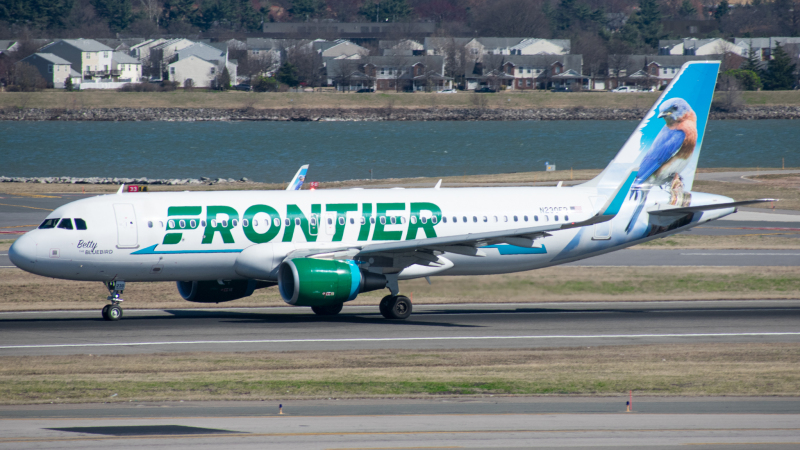Photo of N230FR - Frontier Airlines Airbus A320 at DCA on AeroXplorer Aviation Database