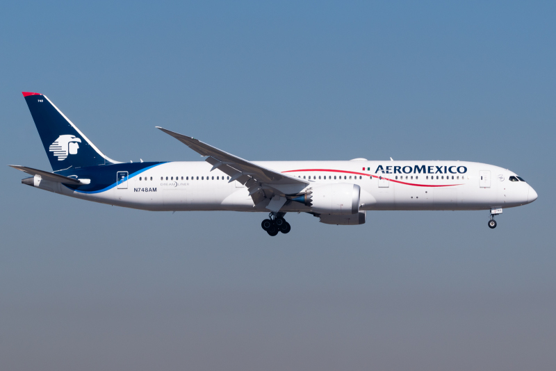 Photo of N748AM - Aeromexico Boeing 787-9 at MEX on AeroXplorer Aviation Database