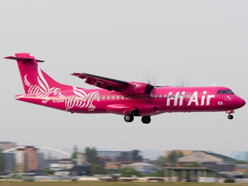 Photo of HL5244 - Hi Air ATR 72-500 at GMP on AeroXplorer Aviation Database