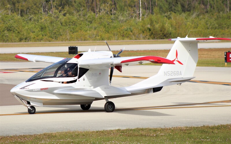 Photo of N526BA - PRIVATE ICON A5 at APF on AeroXplorer Aviation Database