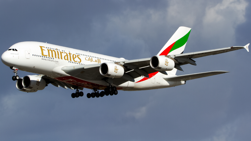 Photo of A6-EVC - Emirates Airbus A380-800 at LAX on AeroXplorer Aviation Database