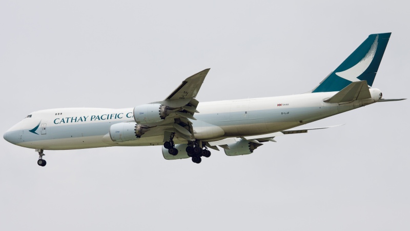 Photo of B-LJF - Cathay Pacific Cargo Boeing 747-8F at IAH on AeroXplorer Aviation Database