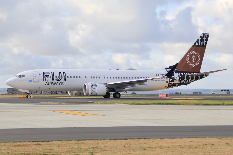 Photo of DQ-FAF - Fiji Airways Boeing 737 MAX 8 at AKL on AeroXplorer Aviation Database