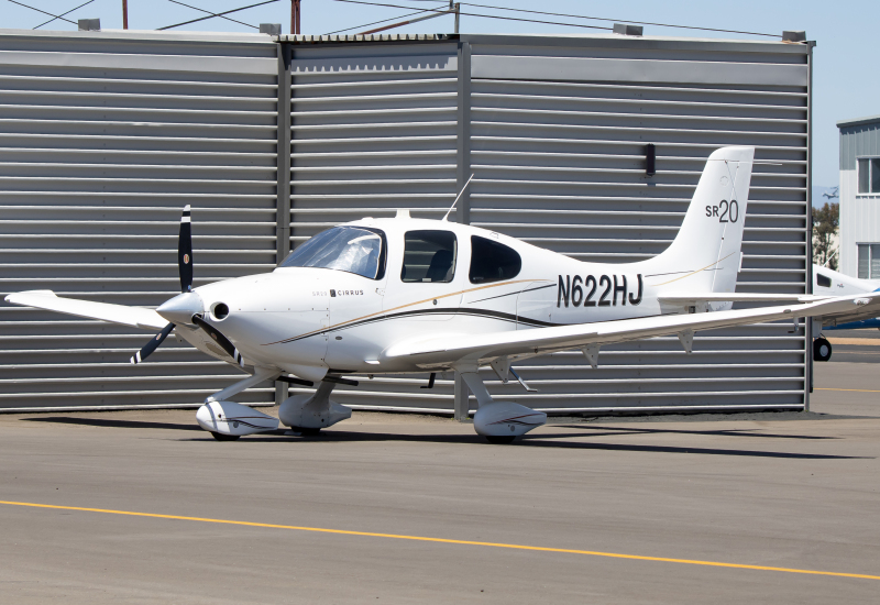 Photo of N622HJ - Coast Flight Training Cirrus SR20 at MYF on AeroXplorer Aviation Database