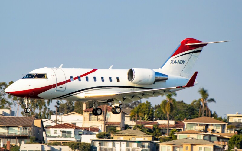 Photo of XA-NDY - PRIVATE Bombardier Challenger 605 at SAN on AeroXplorer Aviation Database