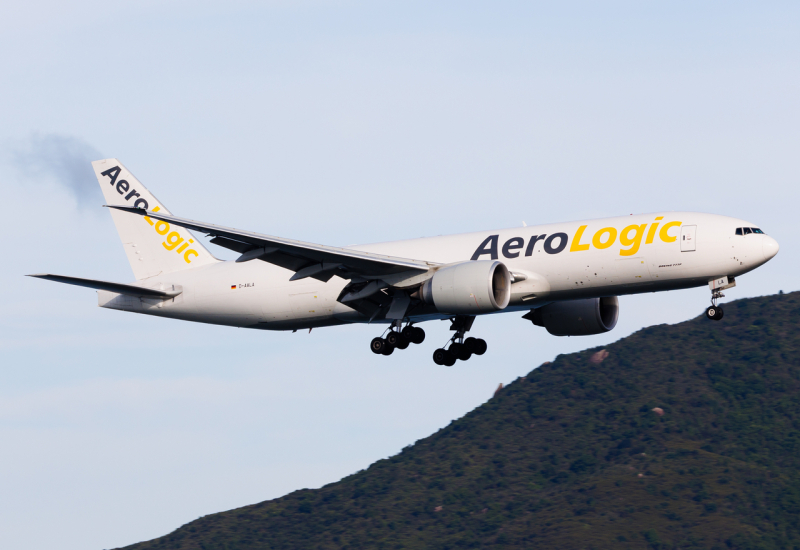 Photo of D-AALA - Aerologic Cargo Boeing 777-F at HKG on AeroXplorer Aviation Database
