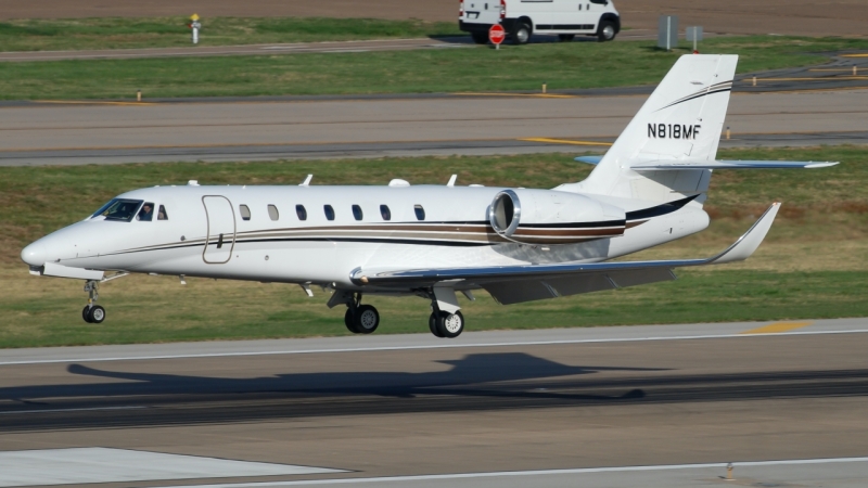 Photo of N818MF - PRIVATE Cessna Citation Sovereign at DAL on AeroXplorer Aviation Database