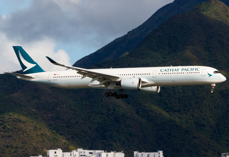 Photo of B-LXO - Cathay Pacific Airbus A350-1000 at HKG on AeroXplorer Aviation Database