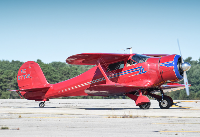 Photo of NC67735 - PRIVATE Beech D17s  at BXM on AeroXplorer Aviation Database
