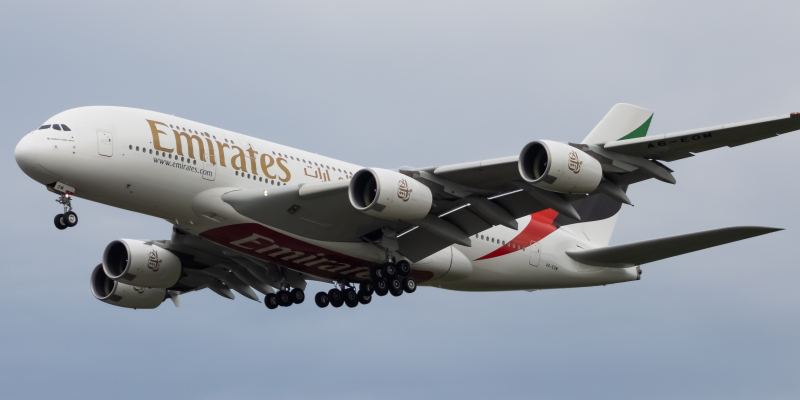 Photo of A6-EOM - Emirates Airbus A380-800 at IAD on AeroXplorer Aviation Database