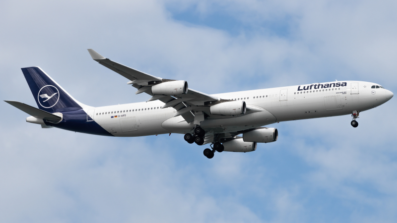 Photo of D-AIFD - Lufthansa Airbus A340-300 at SIN on AeroXplorer Aviation Database
