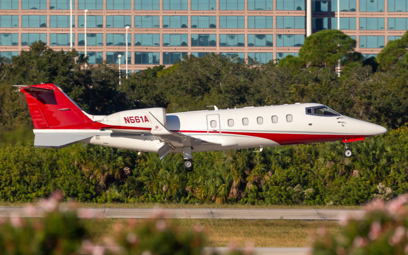 Photo of N561AB - PRIVATE Learjet 60 at TPA on AeroXplorer Aviation Database