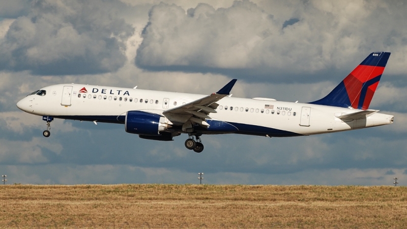Photo of N311DU - Delta Airlines Airbus A220-300 at KDFW on AeroXplorer Aviation Database