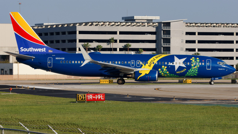 Photo of N8646B - Southwest Airlines Boeing 737-800 at TPA on AeroXplorer Aviation Database