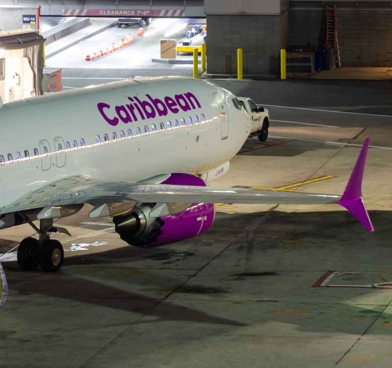 Photo of 9Y-JAM - Caribbean Airlines Boeing 737 MAX 8 at JFK on AeroXplorer Aviation Database