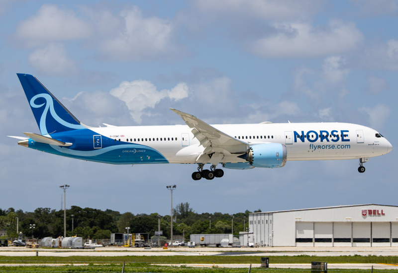 Photo of G-CKWT - Norse Airways Boeing 787-9 at Fll on AeroXplorer Aviation Database