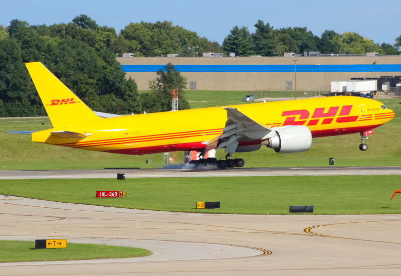 Photo of D-AALM - DHL Boeing 777-F at CVG on AeroXplorer Aviation Database