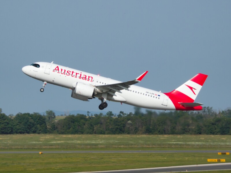 Photo of OE-LZR - Austrian Airlines Airbus A320NEO at VIE on AeroXplorer Aviation Database