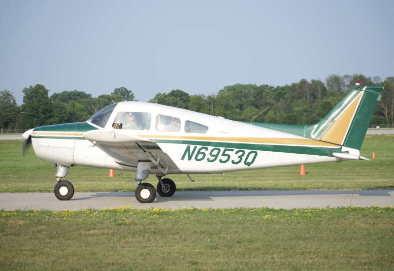 Photo of N6953Q - PRIVATE Beech A-23 at OSH on AeroXplorer Aviation Database