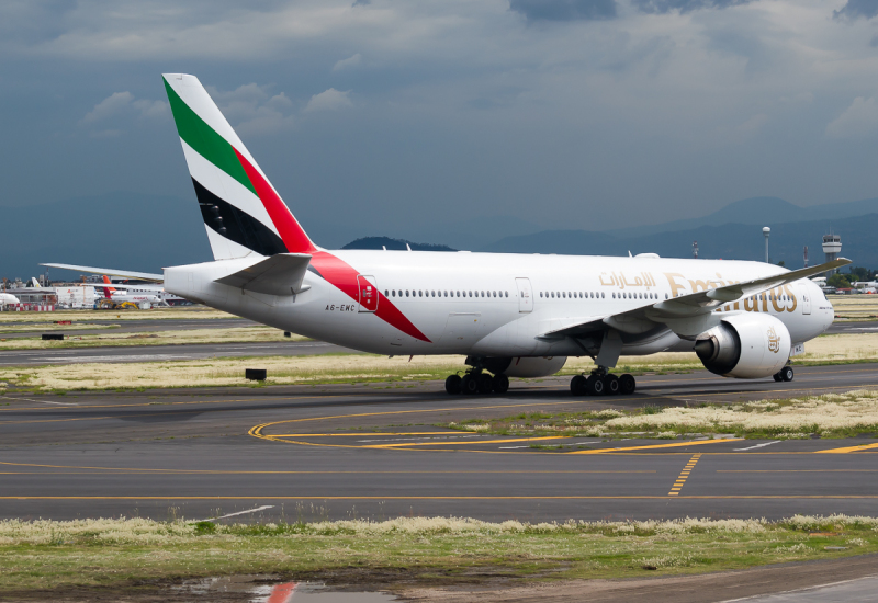 Photo of A6-EWC - Emirates Boeing 777-200LR at MEX on AeroXplorer Aviation Database