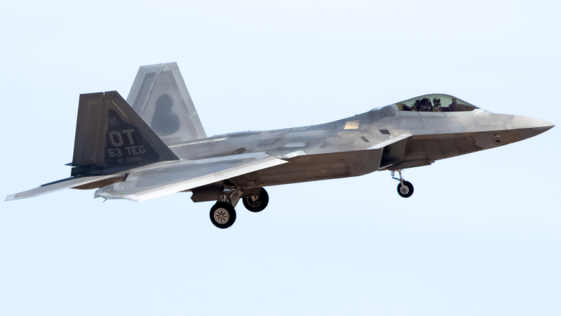 Photo of 09-4188 - USAF - United States Air Force Lockheed Martin F-22A Raptor at LSV on AeroXplorer Aviation Database