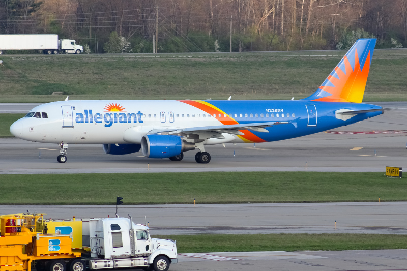 Photo of N238NV - Allegiant Air Airbus A320 at CVG on AeroXplorer Aviation Database