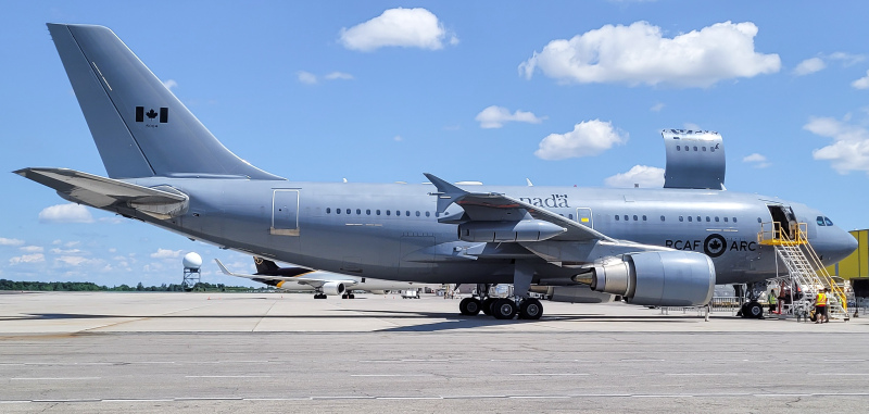 Photo of 15004 - Royal Canadian Air Force Airbus CC-150T Polaris at YHM on AeroXplorer Aviation Database