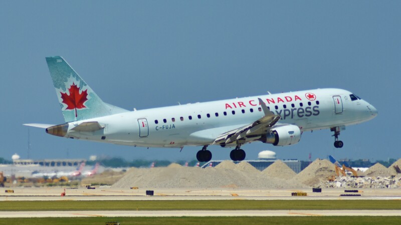 Photo of C-FUJA - Air Canada Express Embraer E175 at ORD on AeroXplorer Aviation Database