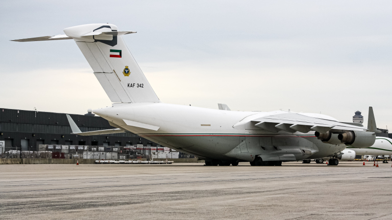 Photo of KAF 342 - Kuwait Air Force Boeing C-17 Globemaster III at IAD on AeroXplorer Aviation Database