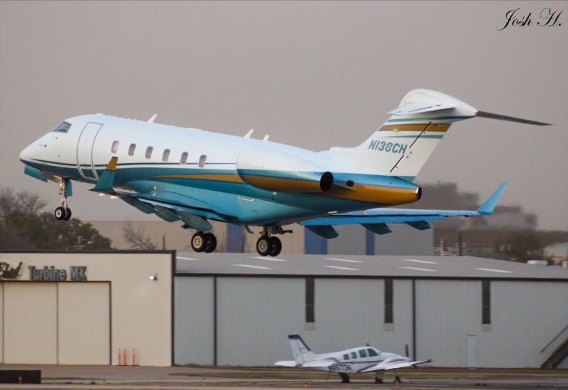 Photo of N138CH - PRIVATE Bombardier Challenger 350 at ADS on AeroXplorer Aviation Database