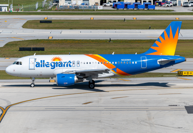 Photo of N329NV - Allegiant Air Airbus A319 at FLL on AeroXplorer Aviation Database