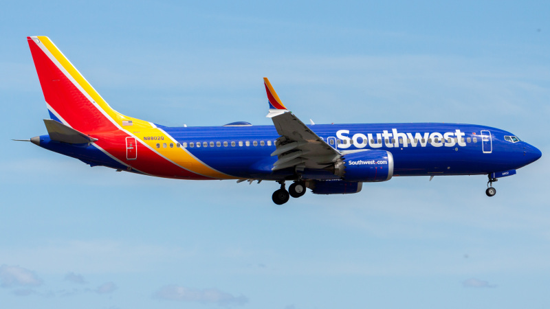Photo of N8802Q - Southwest Airlines Boeing 737 MAX 8 at MCO on AeroXplorer Aviation Database