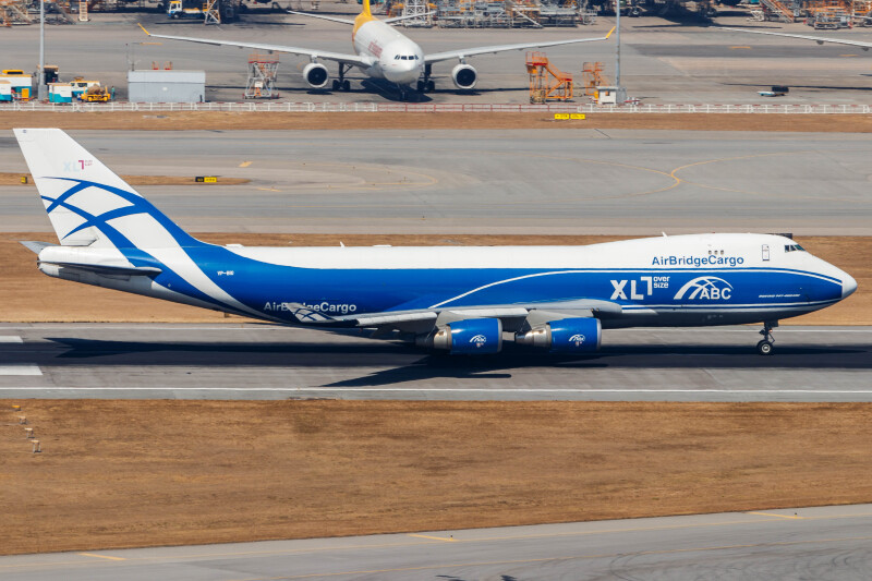 Photo of VP-BIG - AirBridge Cargo Boeing 747-400F at HKG on AeroXplorer Aviation Database
