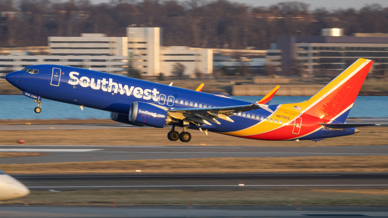 Photo of N8792Q - Southwest Airlines Boeing 737 MAX 8 at DCA on AeroXplorer Aviation Database
