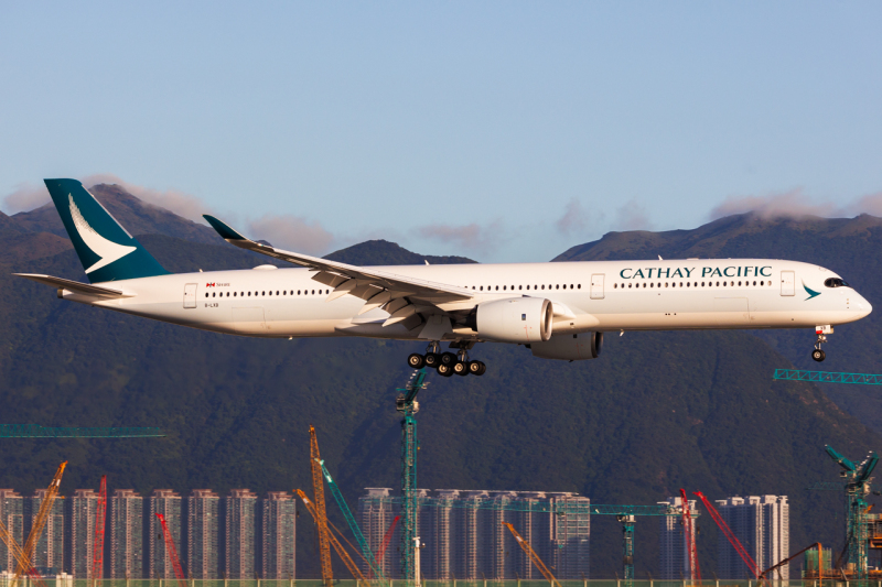 Photo of B-LXB - Cathay Pacific Airbus A350-1000 at HKG on AeroXplorer Aviation Database